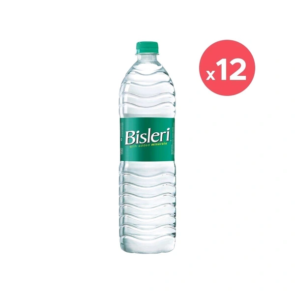 Bisleri Packaged Drinking Water -1L (Pack Of 12)