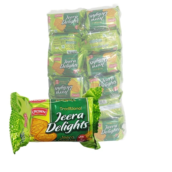 Krown Jeera Delight Biscuit - ₹5 (Pack Of 12)