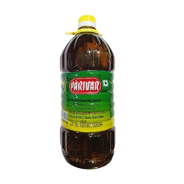 Parivar Kachi Ghani Mustard Oil - 2L - Pack Of 1