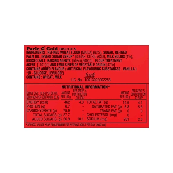 Parle G Gold Glucose Biscuit - 1 kg