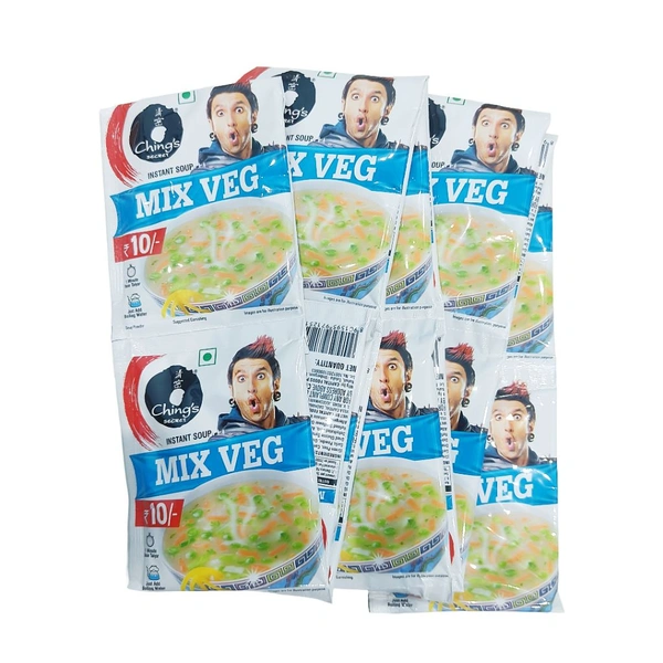 Chings Mix Veg Instant Soup ₹10 (Pack Of 20)