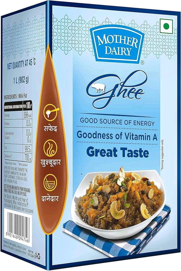 Mother Dairy Pure Healthy Ghee, 1 Litre