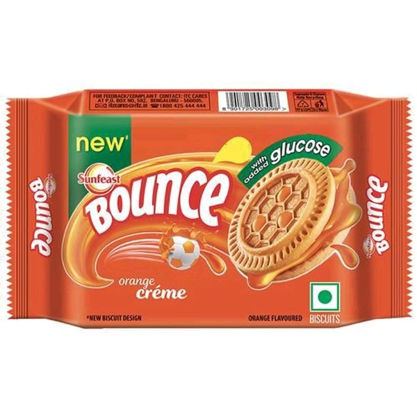 Sunfeast Bounce Orange Cream Biscuit - ₹9