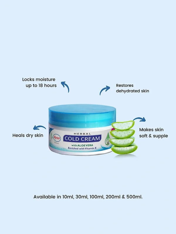Ayur Natural Cold Cream with Aloe Vera 100ml