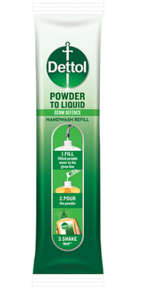 Dettol Powder Handwash Refill - ₹10 (Pack Of 12)