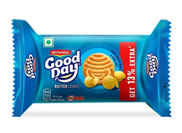 BRITANNIA Good Day (Butter) - ₹5 (Pack Of 180) - 1 Packet