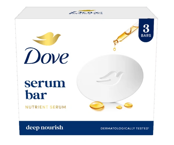 Dove Deep Nourish Serum Bar With Nutrient Serum (Pack Of 3)