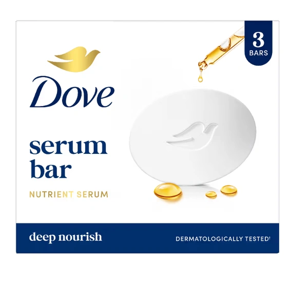 Dove Deep Nourish Serum Bar With Nutrient Serum (Pack Of 3)