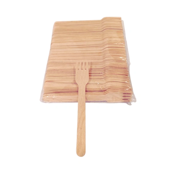 Wooden Fork ( Kaata ) - 140mm (Pack Of 100 Pieces)