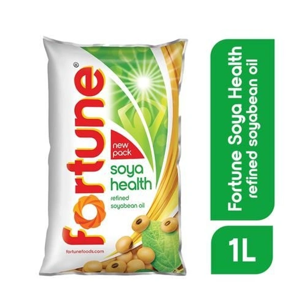 Fortune Refined Soyabean Oil फॉर्च्यून सोयाबीन तेल (750g) - Yellow, 750g
