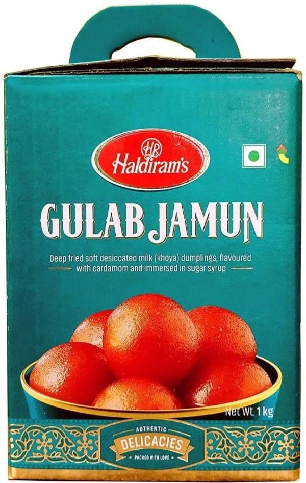 Haldiram Gulab Jamun (12 Piece) - 1 Kg, 12 Piece
