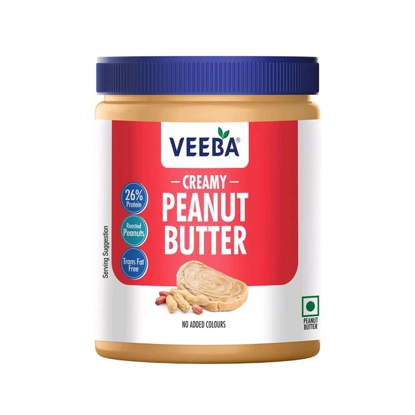 Nuflower Foods and Nutrition Private Limited Veeba Creamy Peanut Butter 900g - 1 Box, 900g