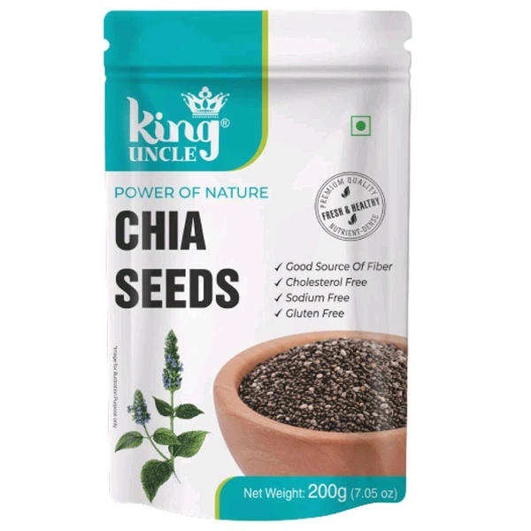 King Uncle Chia Seeds (200G) - 1 Pack, 200g
