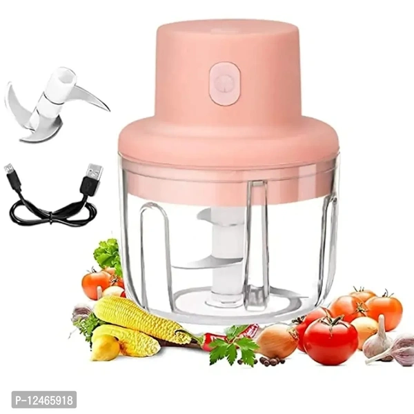 Wireless Minii Garlic Chopper, 2 Pack Electric Small Food Processor, 250ML Portable Food Chopper for Onion Vegetables Meat Baby Food Ginger 12465918