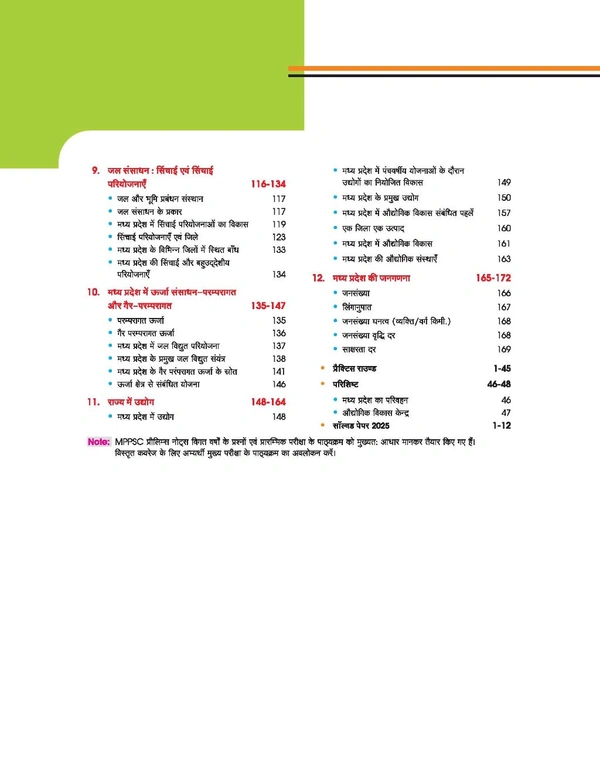 Arihant Publication MPPSC 2.0 Prelims Handwritten Notes with Video – Unit 4 | Geography of Madhya Pradesh (मध्यप्रदेश का भूगोल) | Latest Syllabus | Prelims & Mains GS | Hindi Medium