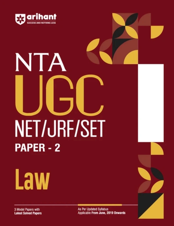 Arihant Publications India Limited Arihant Nta UGC
Net/ Jrf/ Set Paper-2 Law (English, Paperback,
Sharma Vivek)