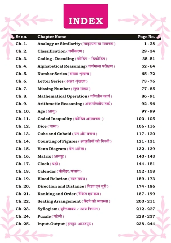 GAGAN PRATAP SIR Gagan Pratap Sir
Reasoning Concept King - Verbal, Non-Verbal, Analytical and Critical - All Logics, Shortcuts, Techniques and Smart Tricks 2024 Edition | Bilingual | Gagan Pratap Sir | Champion Publication