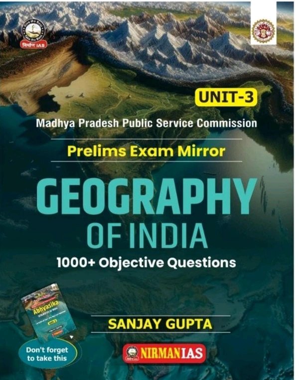 Nirman Ias Sanjay Gupta
NIRMAN IAS Geography of India Unit-3 MPPSC Book Prelims Exam Guide, 1000+ Objective Questions, English Medium Sanjay Gupta