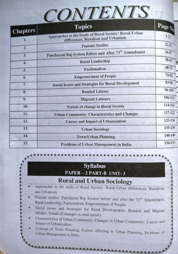 Nirman Ias Nirman IAS Rural and Urban Sociology | MPPSC Mains Exam Paper-2, Part-B, Unit-3 | As per New Syllabus | English Medium | By Sanjay Gupta & Team
