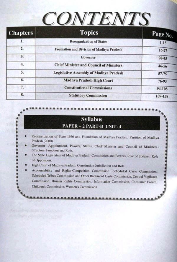 Nirman Ias Nirman IAS Political System of Madhya Pradesh & Important Commissions | Mains Exam Mirror | MPPSC Mains Exam Paper-2, Part-A, Unit-4 | English Medium