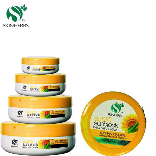 SKINHERBS SKIN HERBS SPF-20 SUNBLOCK CREAM - 800ml