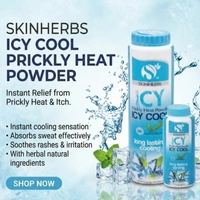 SKINHERBS Skin herbs ICY Talc Powder - 100ml