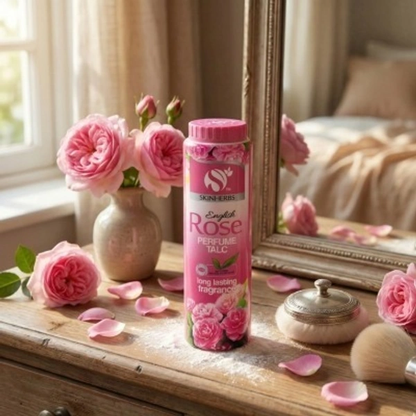 Skin herbs Rose Talc Powder - 100ml