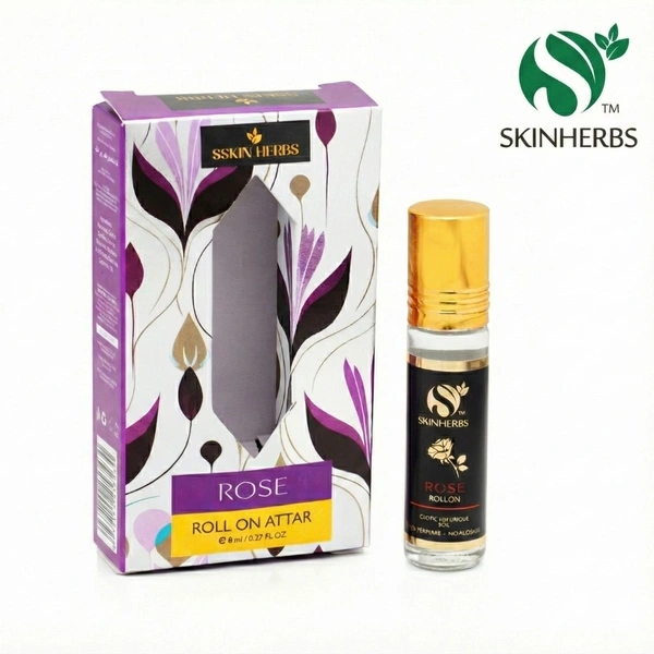 Skin Herbs Rose Roll On Perfume - 8ml