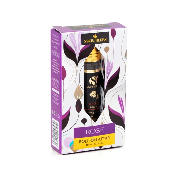 Skin Herbs Rose Roll On Perfume - 8ml