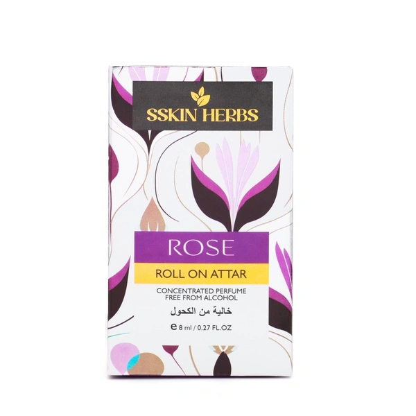 Skin Herbs Rose Roll On Perfume - 8ml