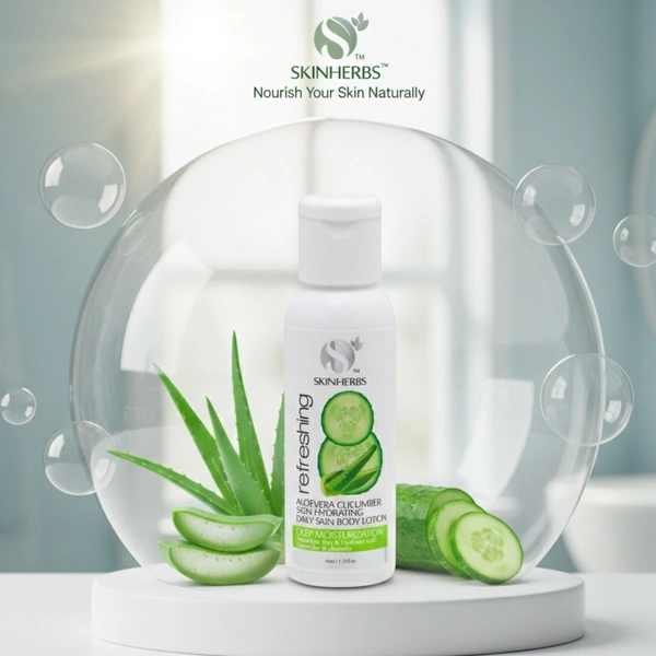 SKINHERBS SKIN HERBS ALOE & CUCUMBER BODY LOTION - 100ml