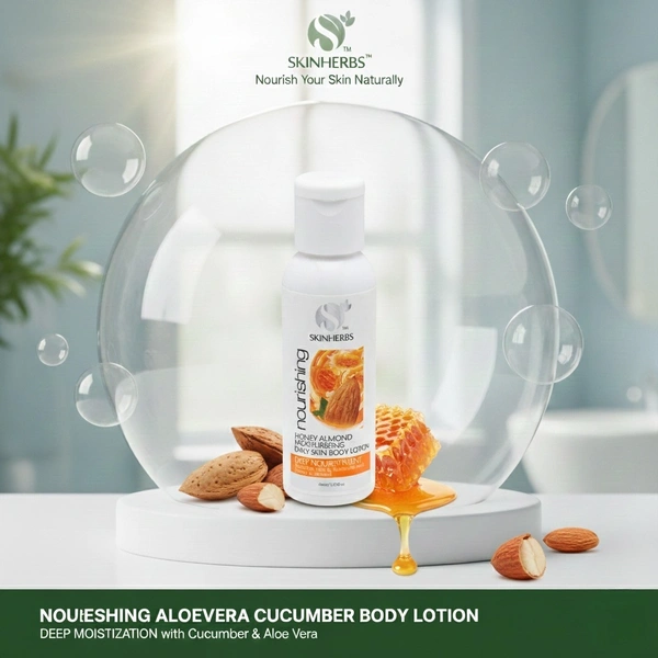 SKINHERBS SKIN HERBS HONY ALMOND BODY LOTION-100ml - 100ml