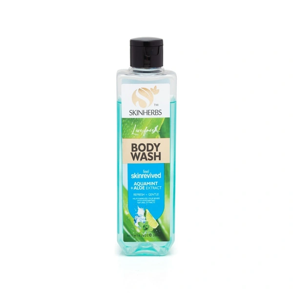 SKINHERBS SKIN HERBS AQUAMINT  BODY WASH - 200ml