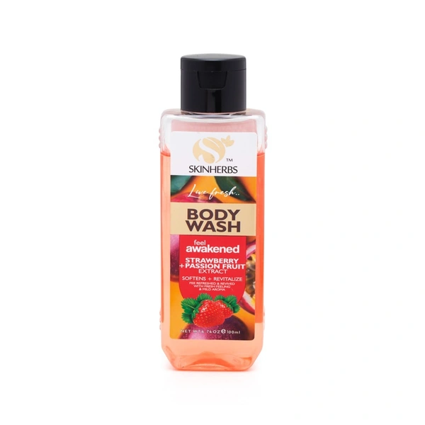 SKINHERBS SKIN HERBS STRAWBERRY BODY WASH-100ml - 100ml