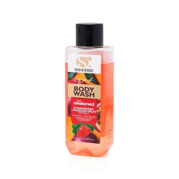 SKINHERBS SKIN HERBS STRAWBERRY BODY WASH-100ml - 100ml