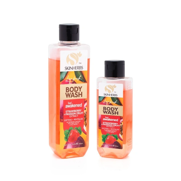 SKINHERBS SKIN HERBS STRAWBERRY BODY WASH-100ml - 100ml