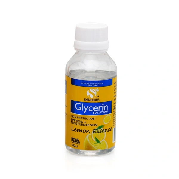 SkinHerbs Glycerin Solution - Lemon Essence - 100ml