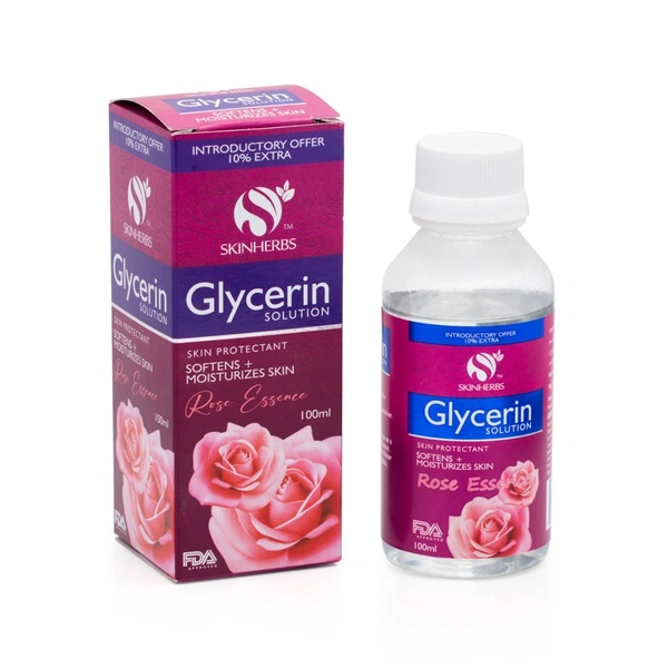 SkinHerbs Glycerin Solution - Rose Essence - 100ml