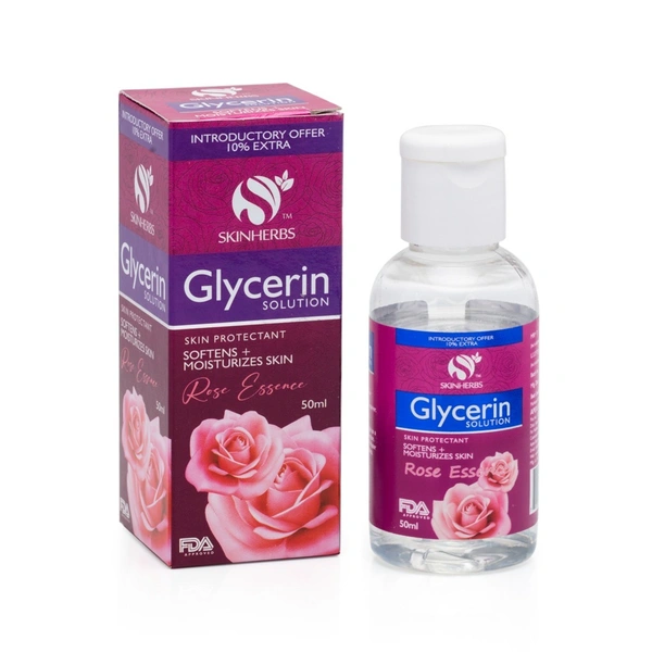 SkinHerbs Glycerin Solution - Rose Essence - 50ml