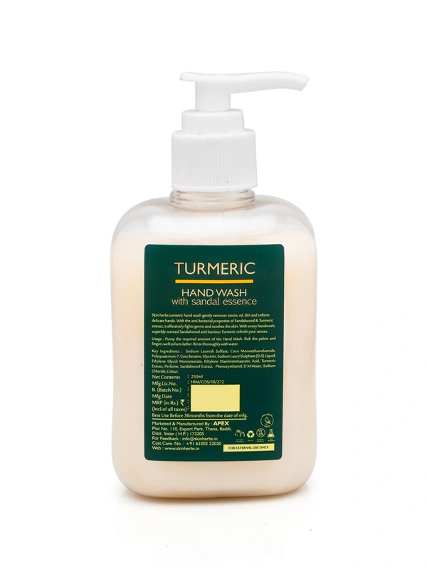 Skin Herbs Turmeric Hand Wash - 250ml