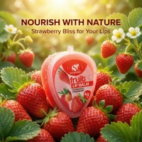 SkinHerbs Fruit Lip Balm - Nourishing Strawberry - 4g