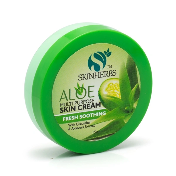 SKINHERBS SKIN HERBS ALOE CUCUMBER CREAM-15ml - 15ml