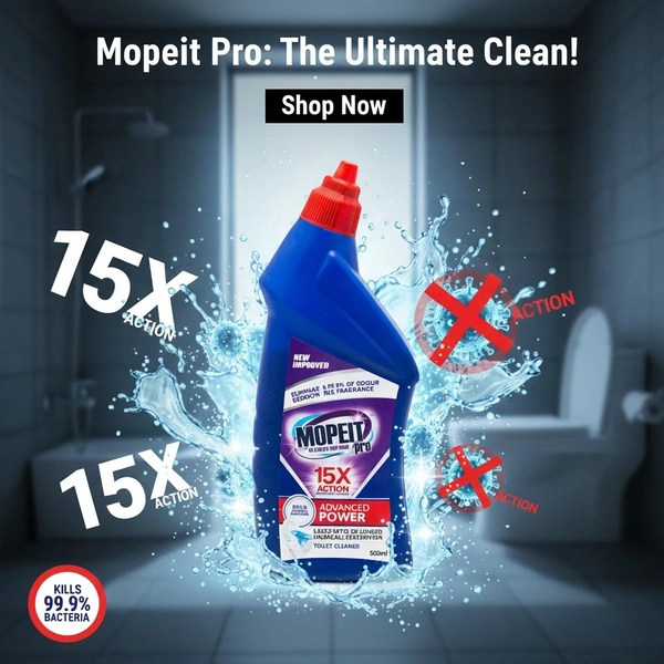 MOPEIT PRO Mopeit Pro Original Toilet Cleaner Liquid 500ml - Governor Bay, 500ml