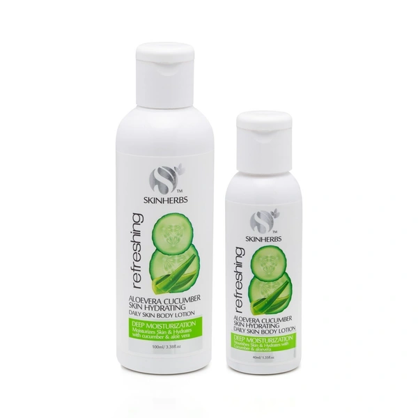 SKINHERBS SKIN HERBS ALOE & CUCUMBER BODY LOTION - 100ml