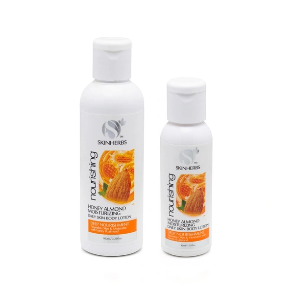 SKINHERBS SKIN HERBS HONY ALMOND BODY LOTION-100ml - 100ml
