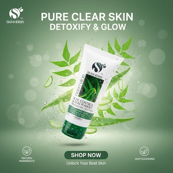 Skinherbs Neem Purification Neem Face pack-50ml - 50ml