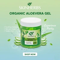 SkinHerbs Organic Aloevera Gel-200ml - 200ml