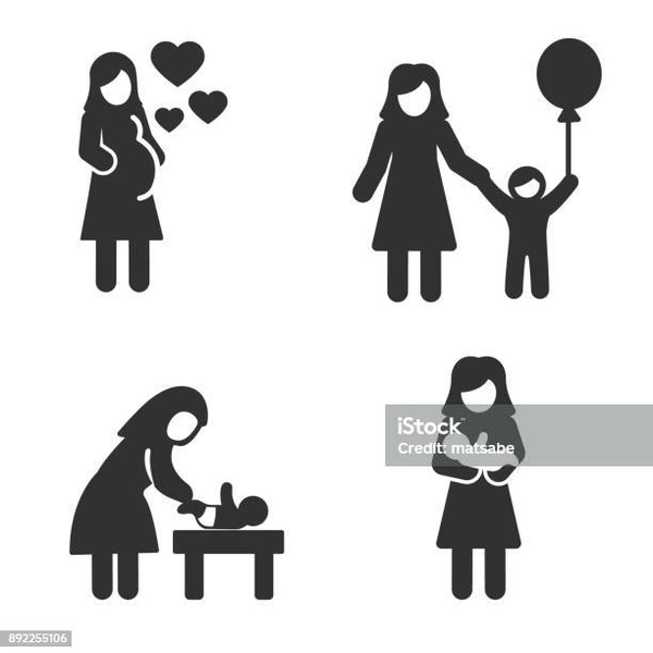 বুরখা ছোট্টদের - Black