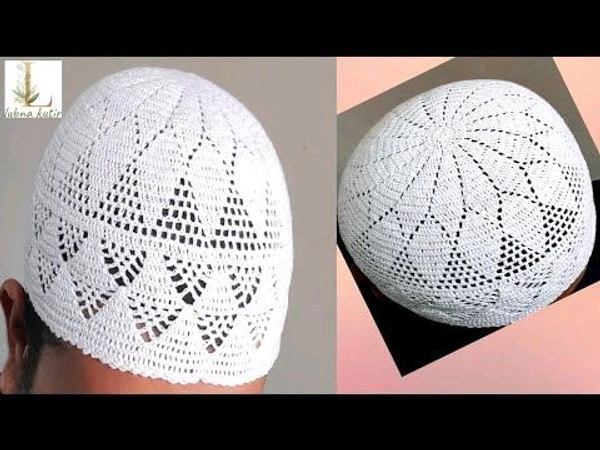 কুরুস টুপি মিডিয়াম  - White