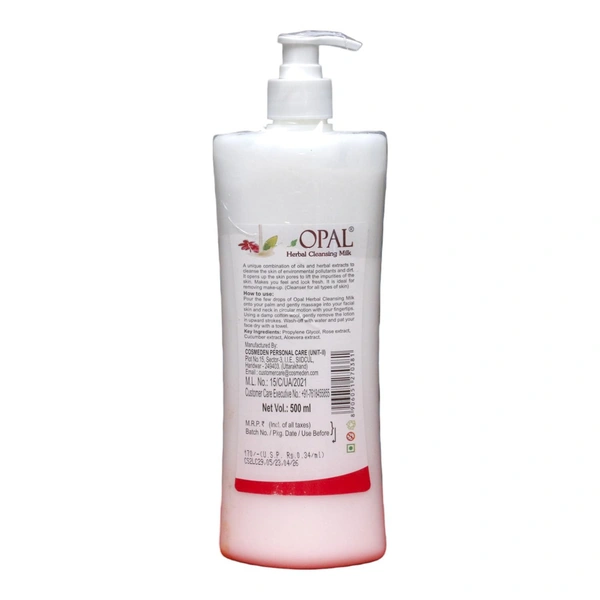 Opal Herbal Cleansing Milk Deep Pore Gentle Cleansing - 500 ML